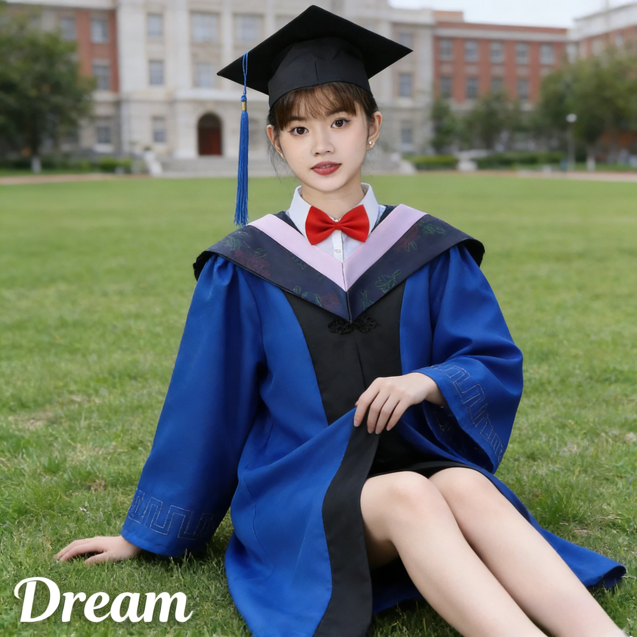 

Академическая мантия для выпускников: бакалаврская/магистерская мантия для университета, для специальностей в области науки, с капюшоном и шалью, в стиле колледжа