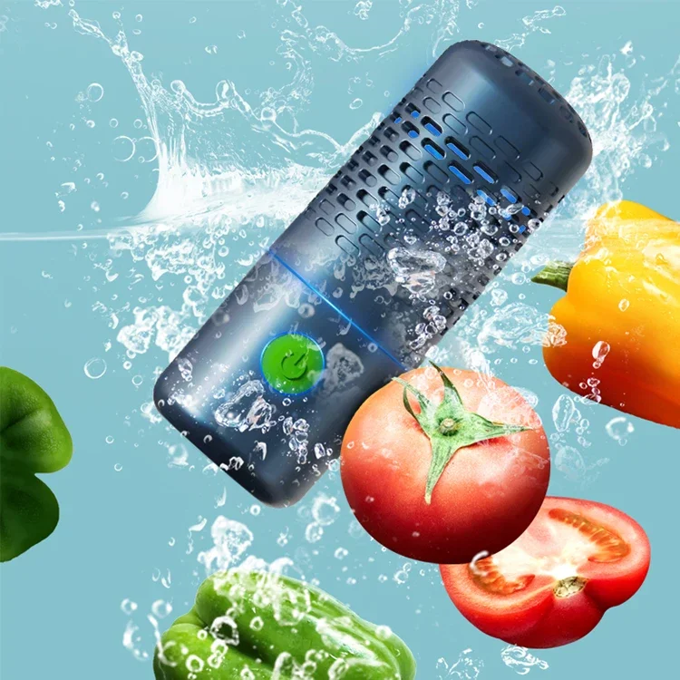 Household Fruit and Vegetable Purifier mini Machine Waterproof Portable Fruit And Vegetable Cleaner