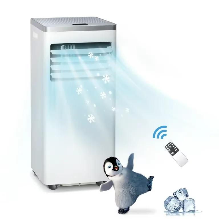 Portable Air Conditioner 7000-24000 BTU Mobile AC Unit Floor Standing Mini Split Cooling System with 24H Timer for Home Room