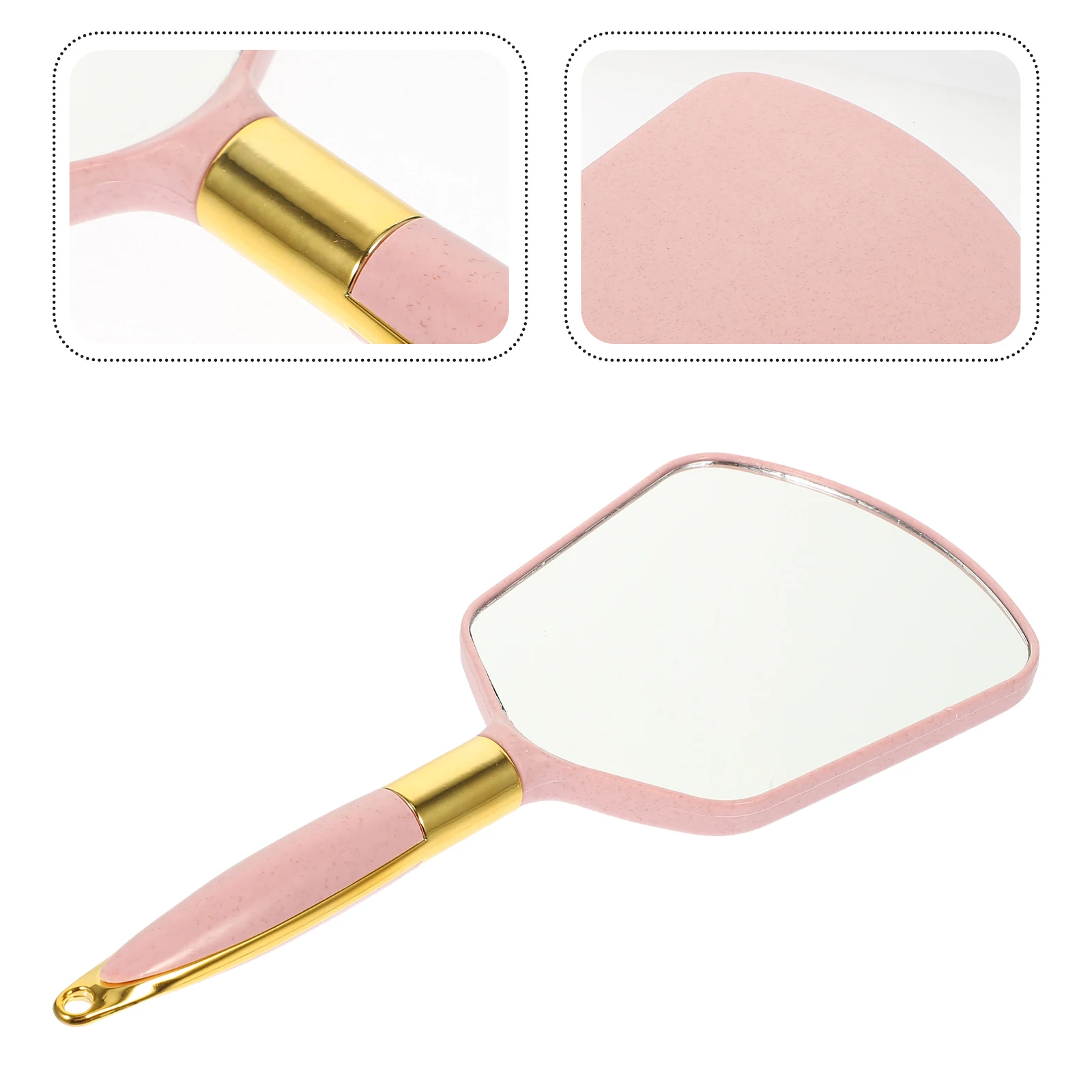 

Practical Glass Hand Makeup Mirror with Long Serving Life Fashionable and Portable for Any Occasion Hand Mirror