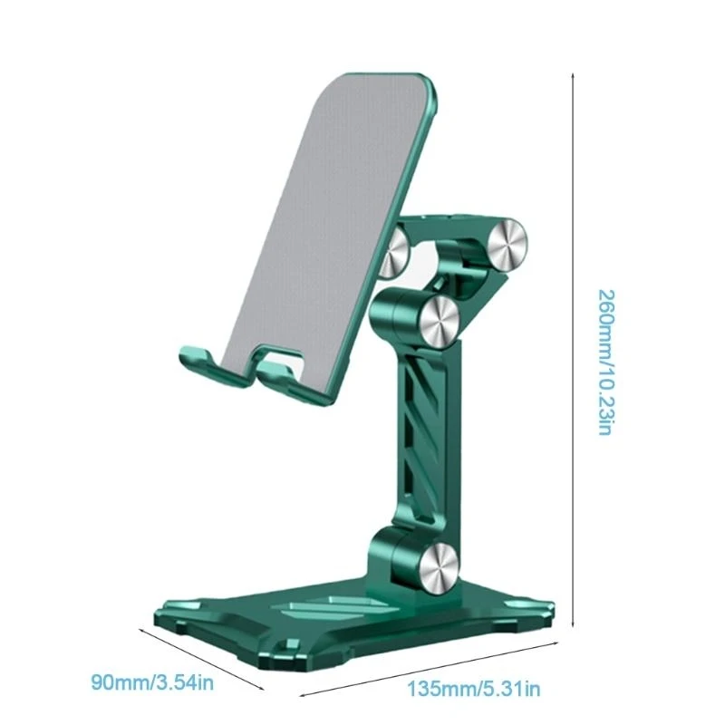 U55C Foldable Phone Holder Stand Non Slip Portable Cell Phone Pad Stand for Desk