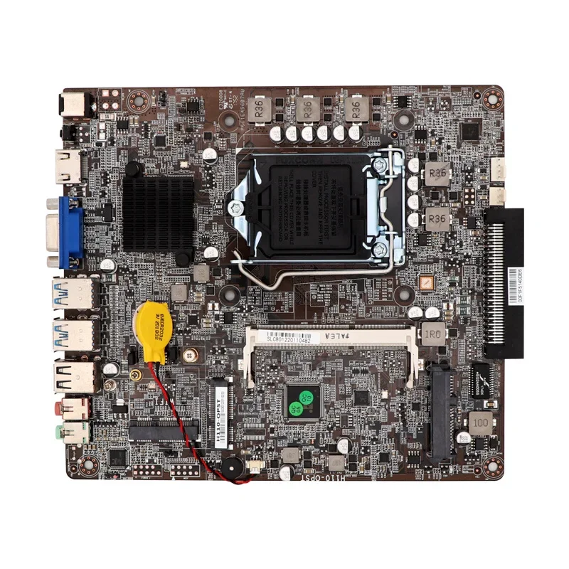 

Материнская плата Intel H110 на чипсете Intel SKYLAKE LGA1151 OPST с 1 VGA, 1 HDMI, 1 RTL8111E Gigabit NIC, 2 USB 2.0, 4 USB 3.0