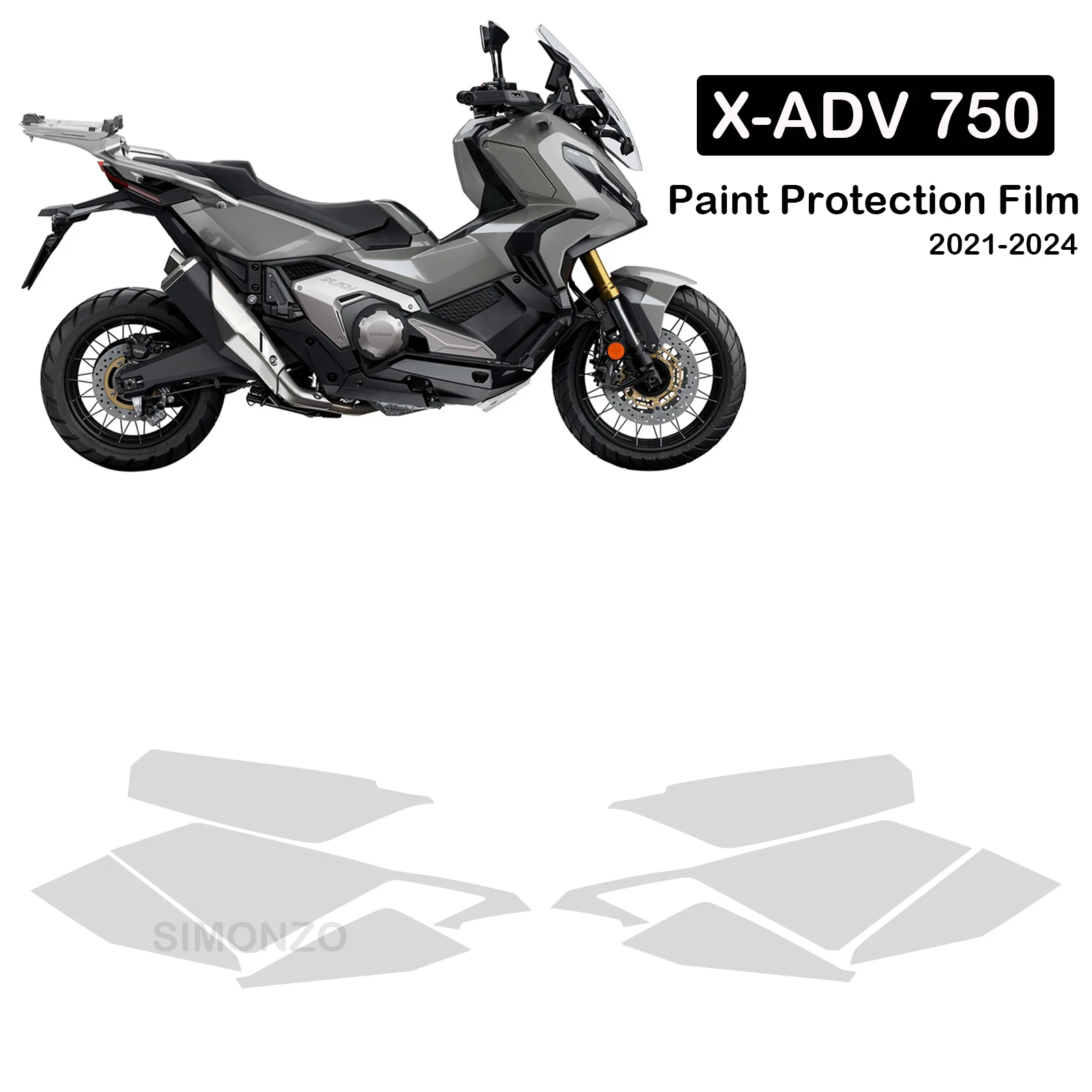 

Fits X ADV 750 Paint Protection Film TPU For Honda X-ADV 750 PPF Transparent Motorcycle Ultra-Thin Anti-scratch Parts 2021-2024