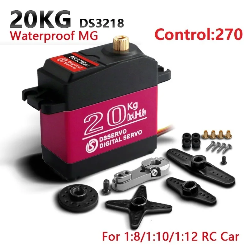 HOT Waterdichte Servo 20Kg 25Kg 30Kg 35Kg 40Kg Hoge Snelheid Servo Metal Gear Digitale servo RC Baja Servo Voor 1/8 1/10 RC Auto's