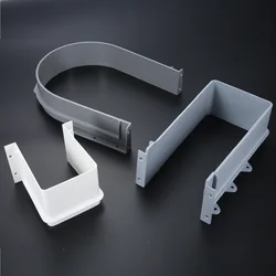 Plastic U-Shaped Sink Drawer Slot Bathroom Kitchen Cabinet Recessed Under Sink Drainage Grommet Waterproof Baffle Cutout Cover