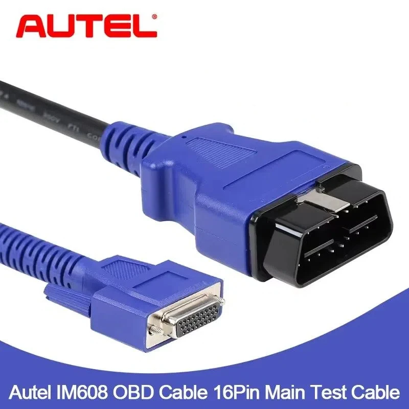 

Original Autel IM608 OBD Cable 16Pin Main Test Cable DB26 Female Connector For Autel MaxiFlash JVC IM608 PRO IM609 OBD Interface