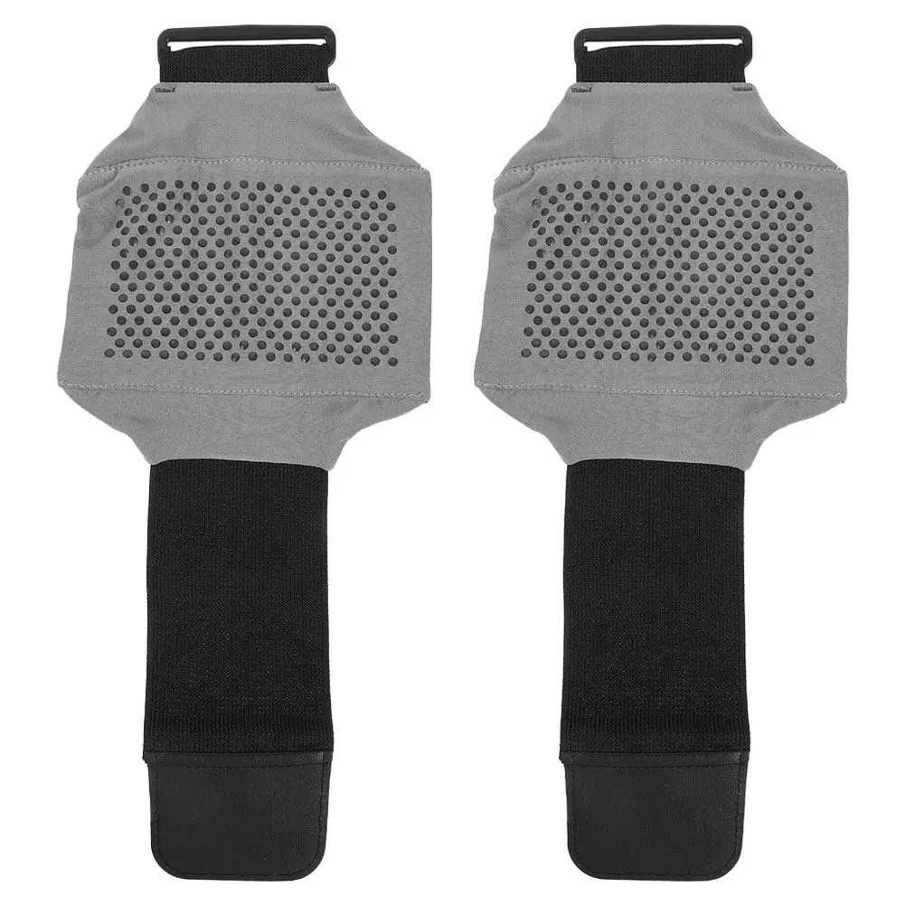 

2Pcs Sports Leg Phone Sleeve Adjustable Running Calf Band Breathable Nonslip Phone Storage Bag for Hiking Jogging Fitness