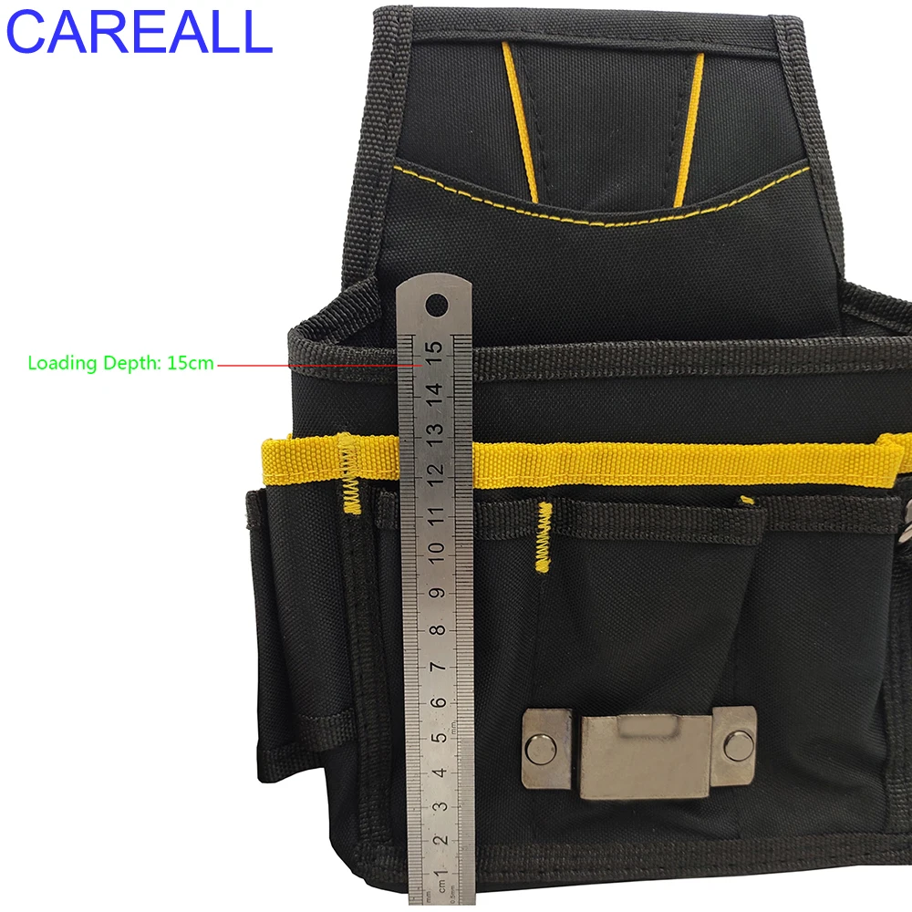 CAREALL Multi-Function Tool Bag Organizer for Vinyl Car Wrap Tint Squeegee 600D Oxford Cloth Multi-Pocket Waterproof Storage Bag