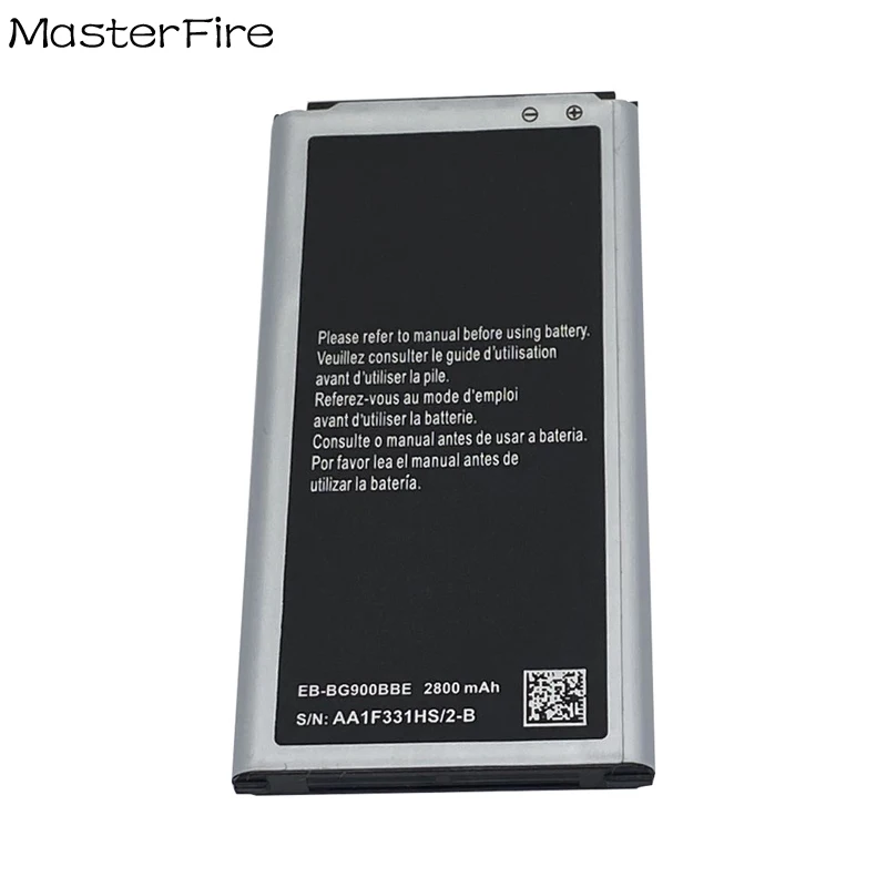 2-10 قطعة EB-BG900BBC EB-BG900BBE EB-BG900BBU 2800mah استبدال بطارية ليثيوم لسامسونج غالاكسي S5 G900S 9008W 9006V G900F