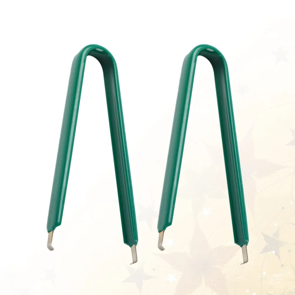 

2Pcs Ergonomic Key Puller for Mechanical Keyboard Removal Tool Green Supports Pcb Ic Chip Extraction Key Puller