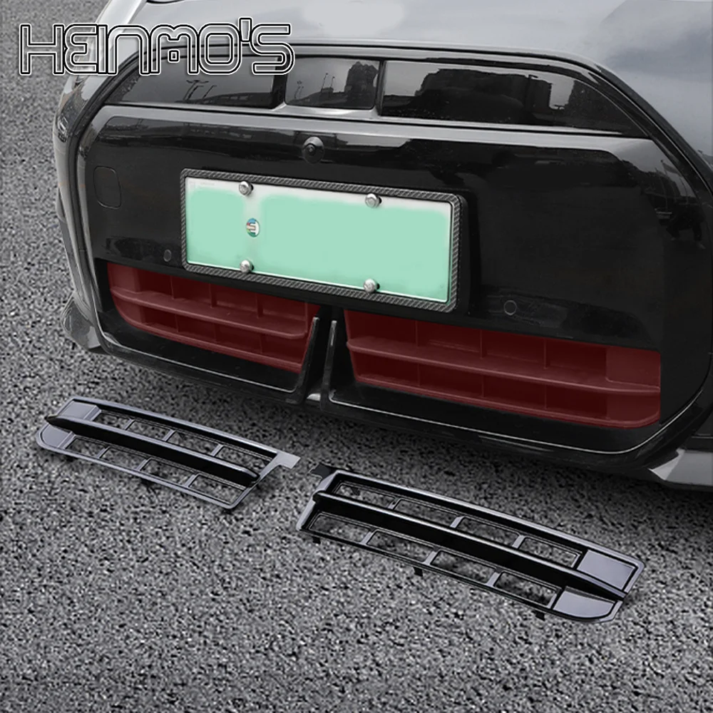 Car Front Bumper Grille Mesh Protector Cover Center Racing Grill Insect Proof Net Compatible Wth MN Cooper E/SE J01 EV 2024+