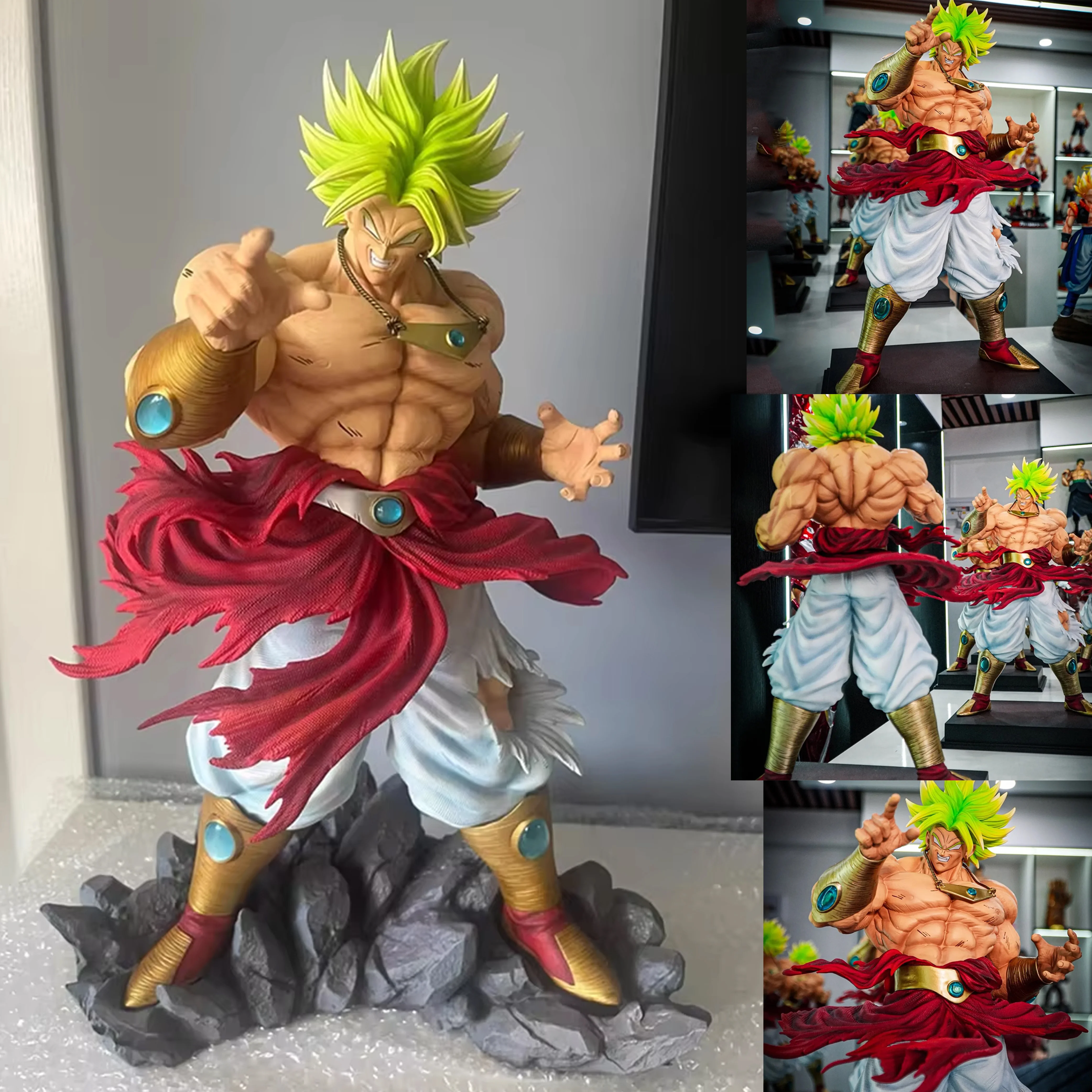 Jt Speelgoed Anime Dragon Ball Figuur Broly Actiefiguren Super Saiyan Broly Beeldje 50 cm Pvc Pop Decora Standbeeld Model speelgoed Geschenken - afbeelding 2