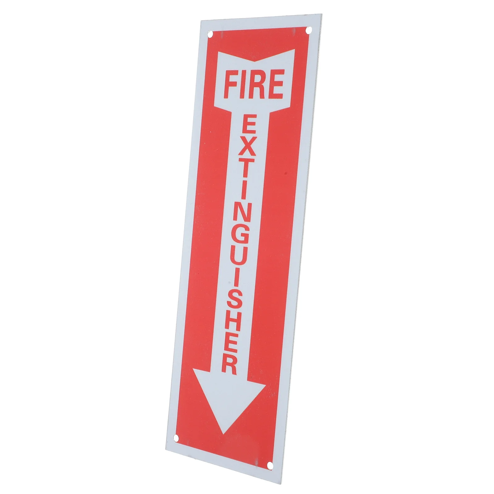 Fire Extinguisher Sign for Safety Alloy Construction Sits Reflective Restaurant Extinguishers Signs