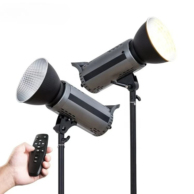 Photographic Lighting New Arrival 200w 2700-6500K Dimmable Led Moving Camera Video Light With Professional Photography