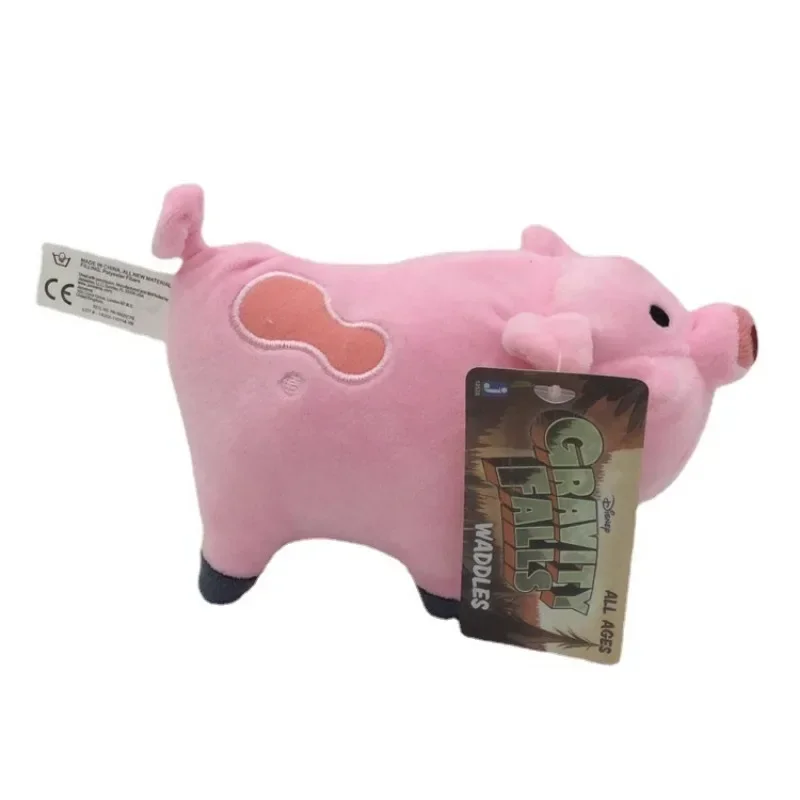 18cm Cartoon DSN Movie Gravity Falls Figuren Waddles Schwein Plüschtier Stofftier Puppe Spielzeug Geburtstagsgeschenk – Detail 3