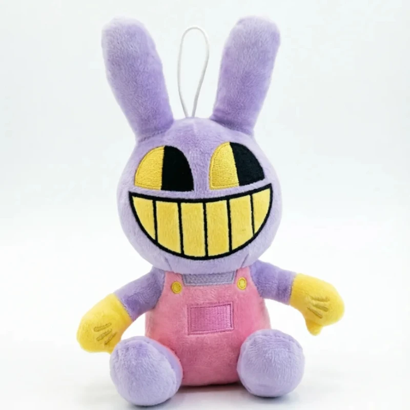 25CM Amazing Digital Doll Circus Maid Jax Plush Magical Rabbit Clown Cartoon Periphery Suitable Fans Home Collection Decoration
