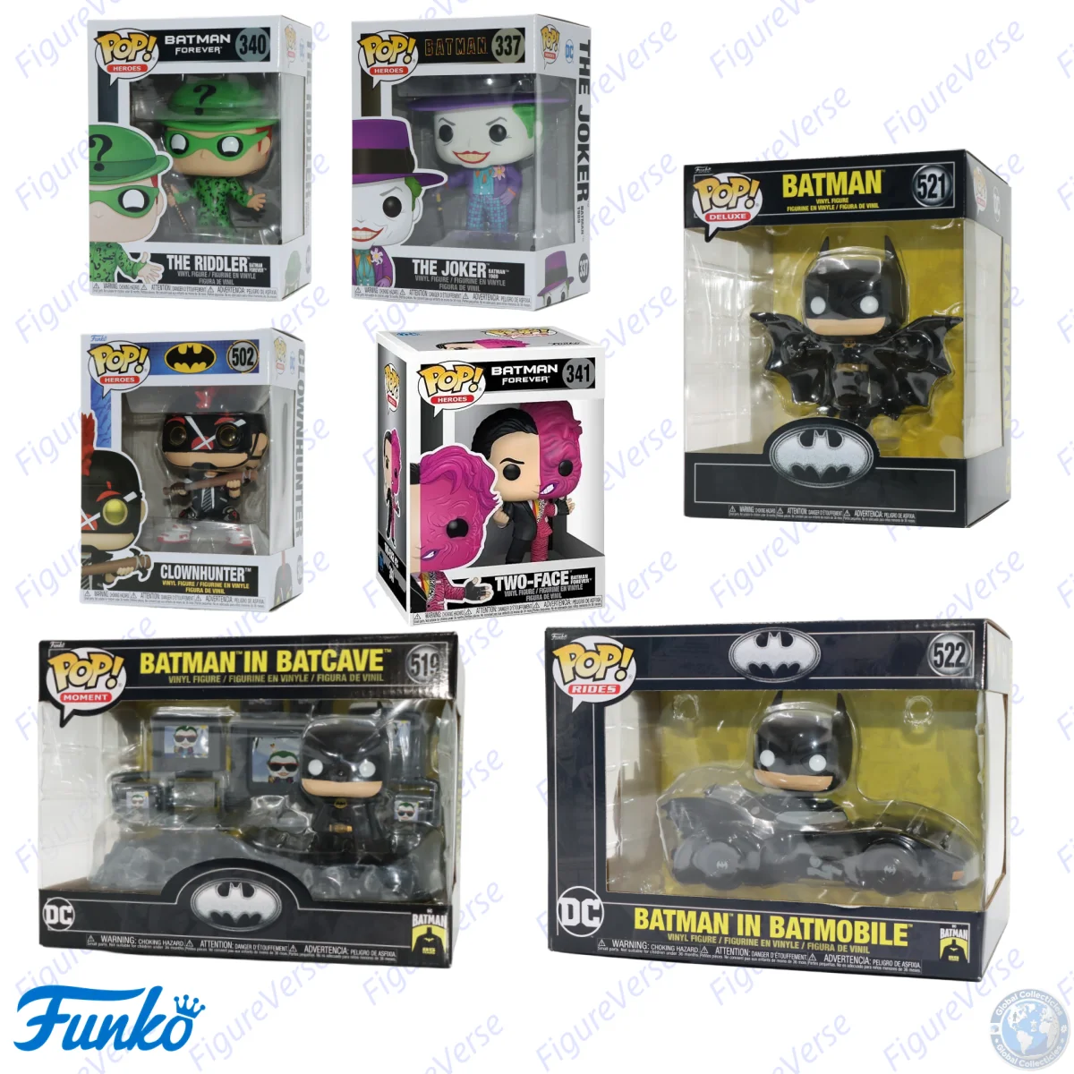 Figura de Vinilo Oficial de Funko del Joker de Batman, Modelo Coleccionable Global, Decoración de Escritorio, Adorno, Souvenir