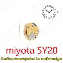 New Japan Miyota 5y20 Quartz Small Movement Perfect For Smaller Designs And Acc 5y20 Movement Two Pin Watch Movement Accessories