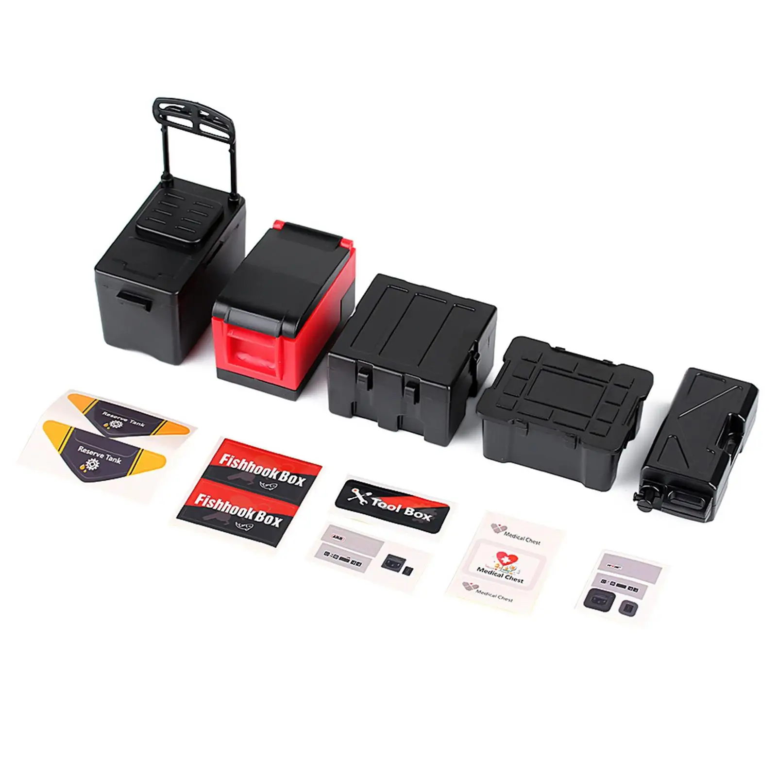 

1:10 RC Set Decoration Accessory Case for Axial SCX0046 for RC Car Upgrade Parts