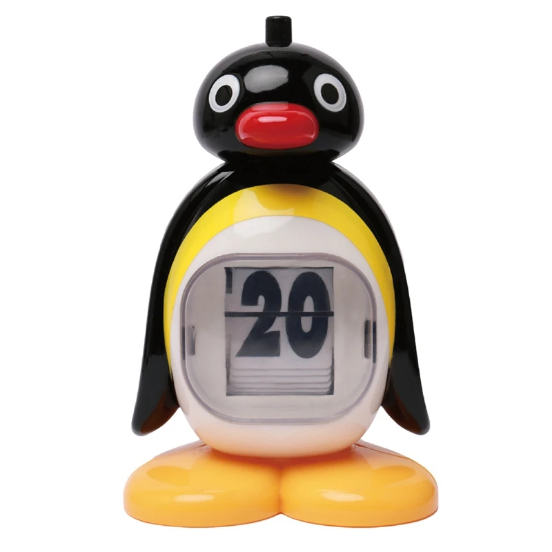 

Penguin Calendar Desktop Decoration Pressing Calendar Red Mouth Penguin Doll Decoration Birthday Gift,A