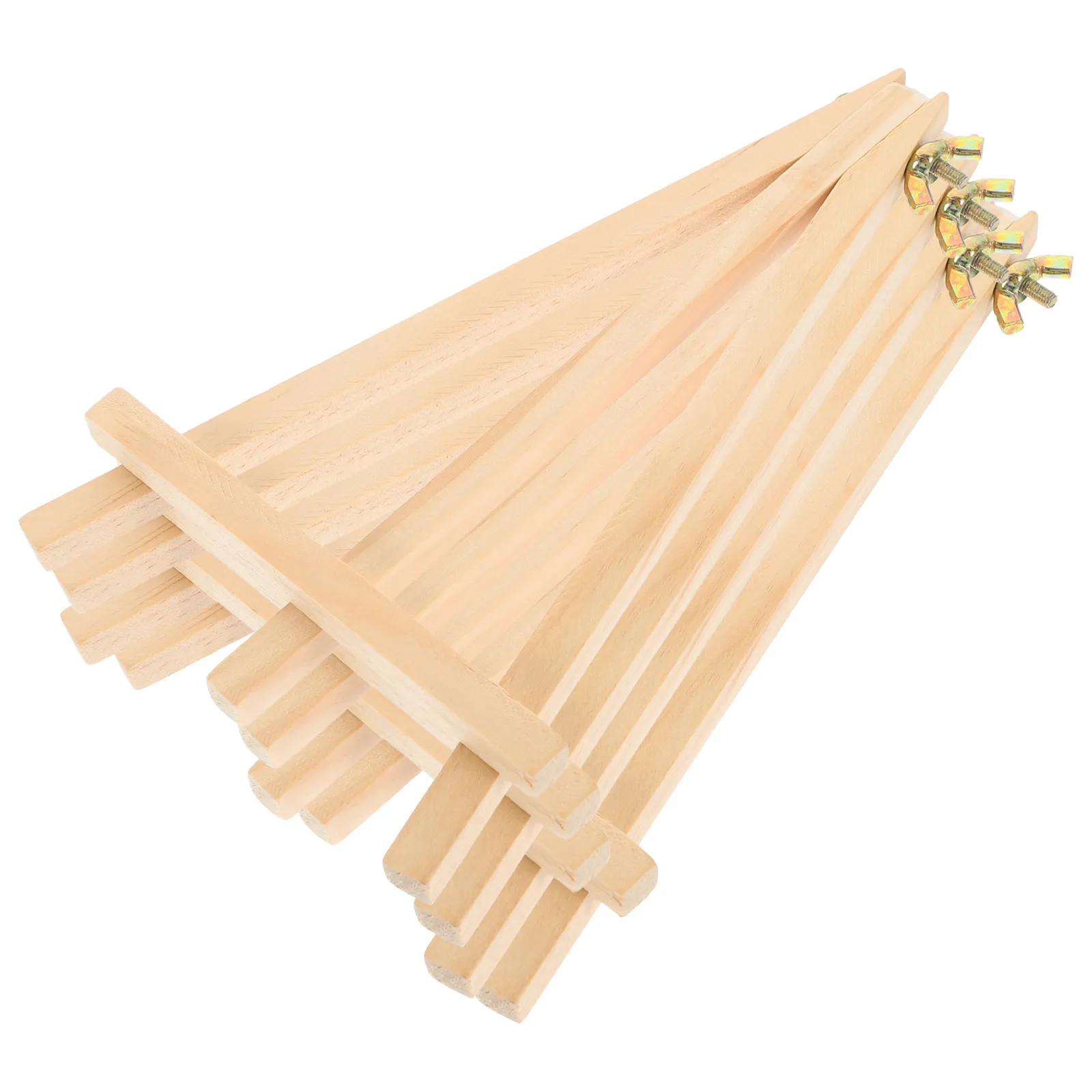 

Набор из 4 мини-деревянных треугольных подставок-мольбертов для демонстрации, устойчивые настольные держатели для картин, рамок и подставки для демонстрации на столе/полке