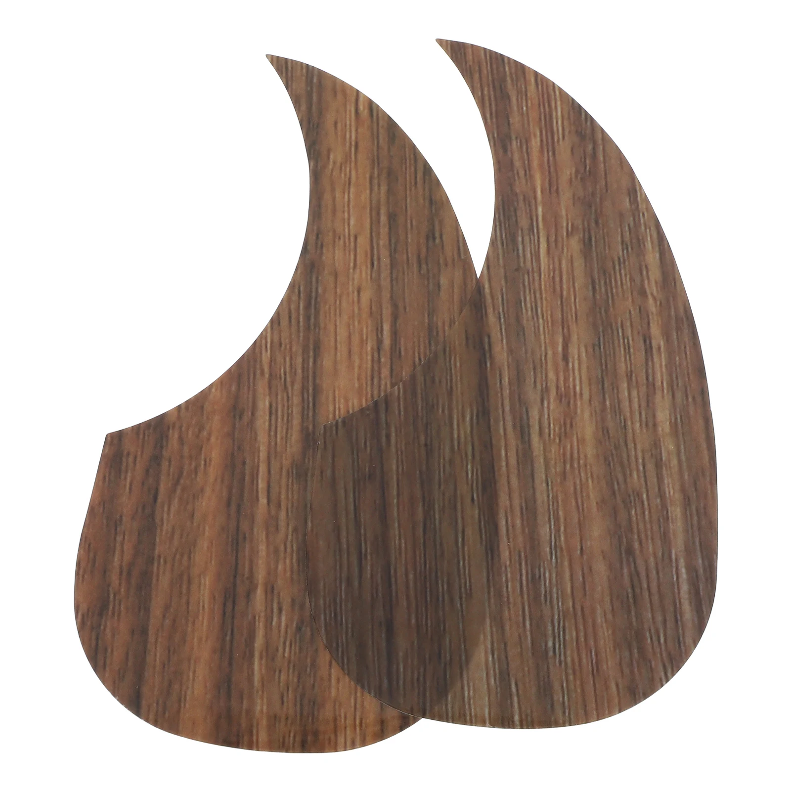 

2pcs Wood for Acoustic Accessory Guitar Ukulele Anti-Scratch Durable PVC Acoustic Guitar Pickguard Parts Accessories