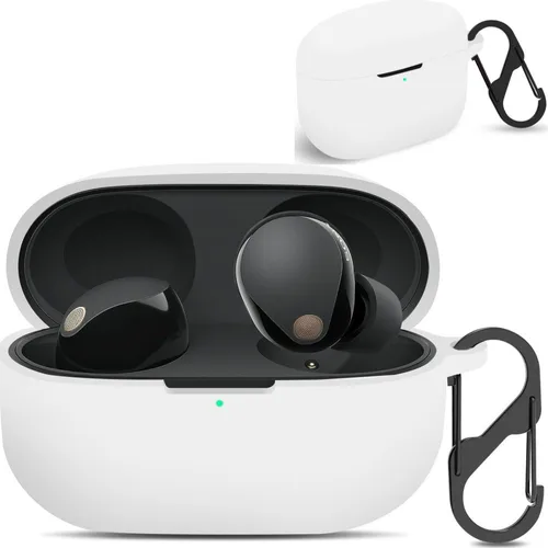 Nueva funda para Sony WF-1000XM5, funda protectora a prueba de golpes, funda de silicona suave para auriculares inalámbricos Sony WF-1000XM5 con llavero