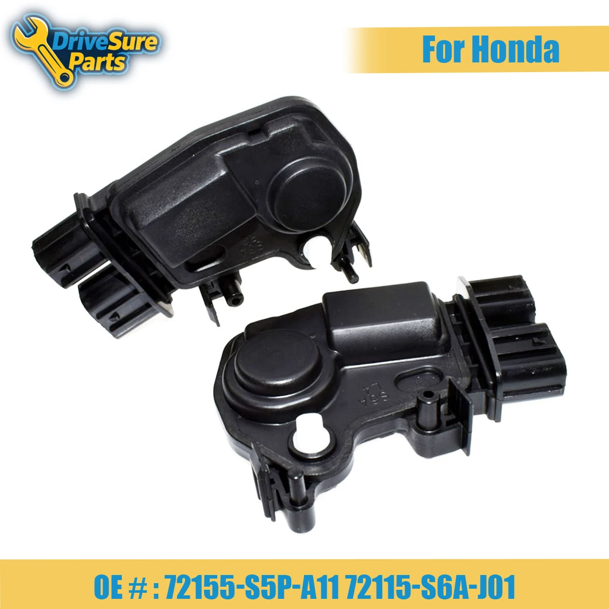 

72155-S5P-A11 72115-S6A-J01 2PCS Door Latch Lock Actuator Front Left & Right For Honda Odyssey Pilot Civic Accord Acura CRV