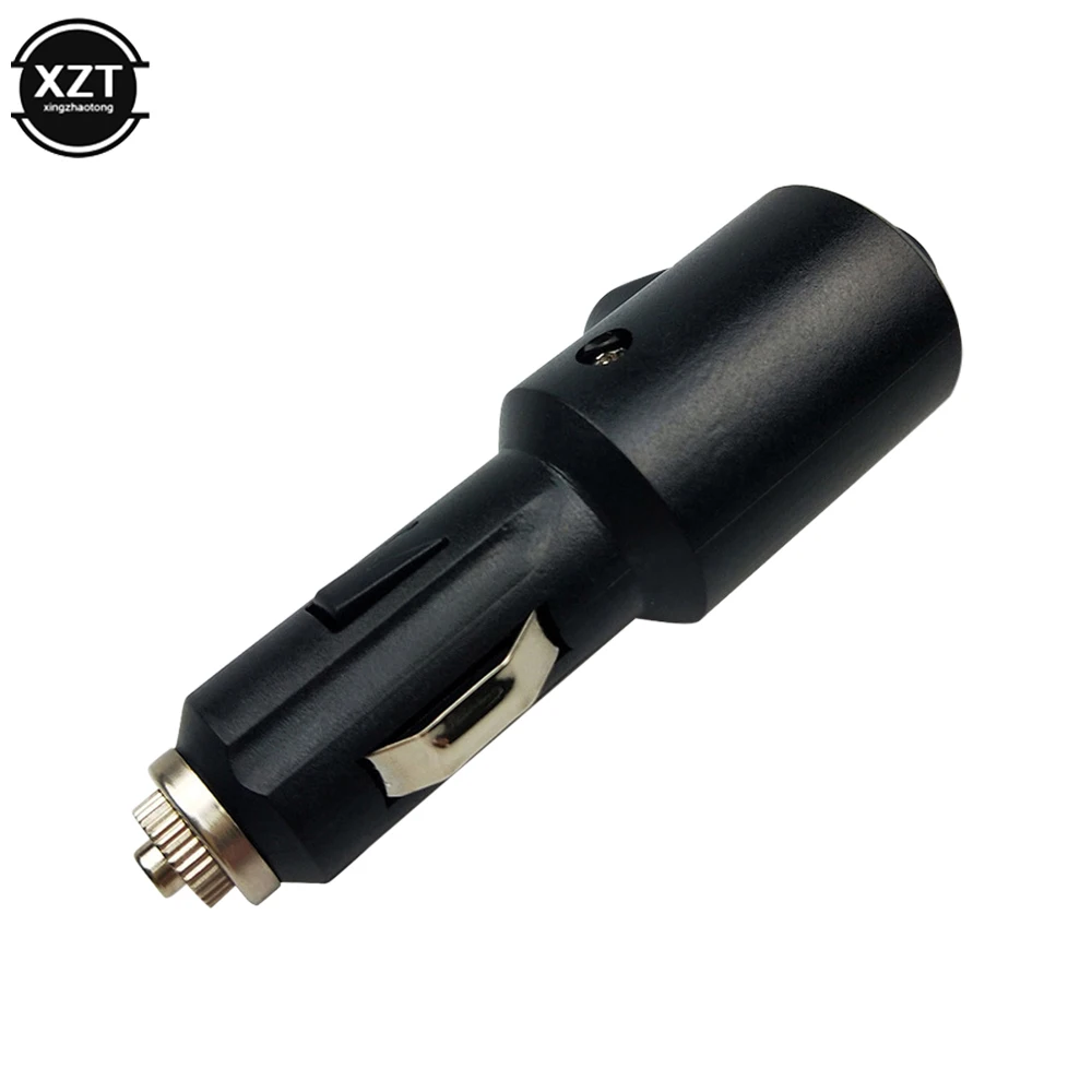 Black 12-24V 15A Car Cigarette Lighter Socket Plug Connector with Switch Car Styling Accessories