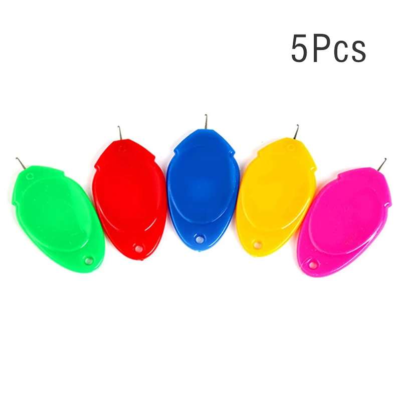 5/10pcs Needle Threader Stitch Insertion Tool Sewing Machine Plastic Wire Loop