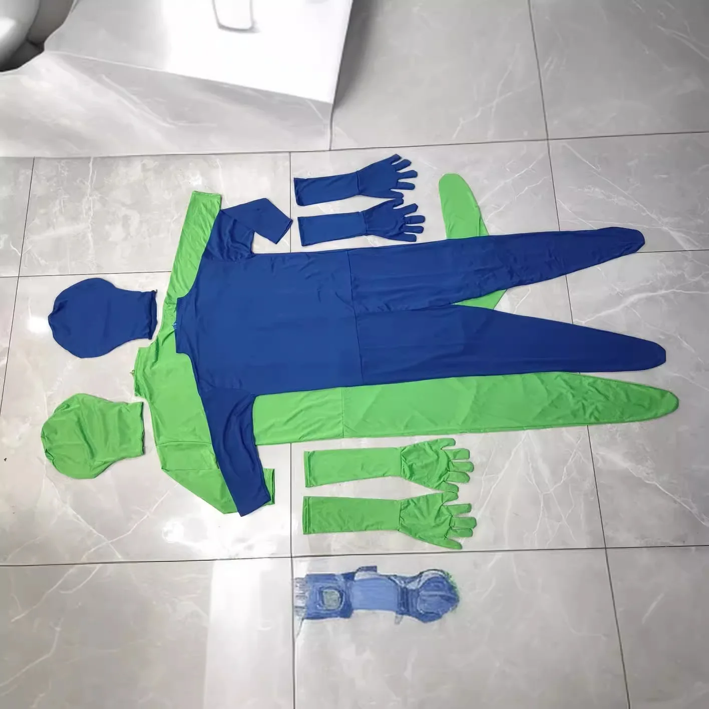 

Разделенный костюм ниндзя, невидимый костюм, костюм Bla, сценический фильм, телевизионный реквизит, одежда, скрытый костюм для тела, женская традиционная одежда