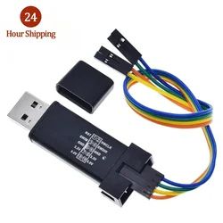 1Set ST LINK Stlink ST-Link V2 Mini STM8 STM32 Simulator Download Programmer Programming With Cover DuPont Cable ST Link V2