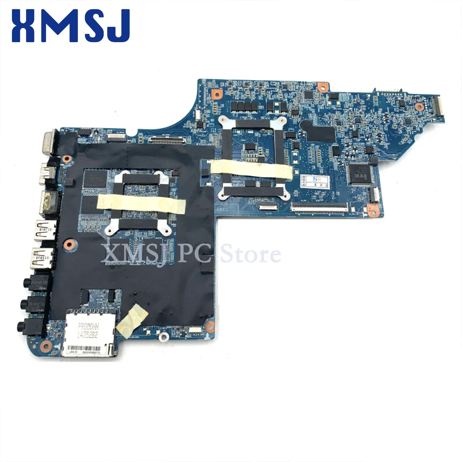 XMSJ para placa-mãe de laptop HP Pavilion DV6T DV6-6000 665342 -001 665342 -601 659148 -001 teste completo da placa principal HD6770 GPU DDR3