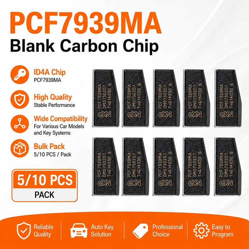 

AC08006 Original Blank PCF7939MA (TP39) Carbon Transponder Chip 4A Hitag AES For Duster Logan Sandero Qashqai Micra 2012+