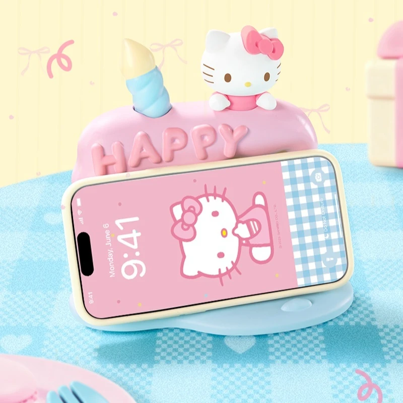 Uroczy kalendarz tortowy Sanrio Hello Kitty, dekoracje, zabawki, kawaii, prezent urodzinowy dla dziewczynek, prezenty świąteczne.