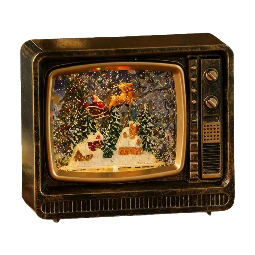 for versatile Power Options Music Box Santa for claus for tv Music Box As Shown Snow Decor Home Decor Anxiety Relief