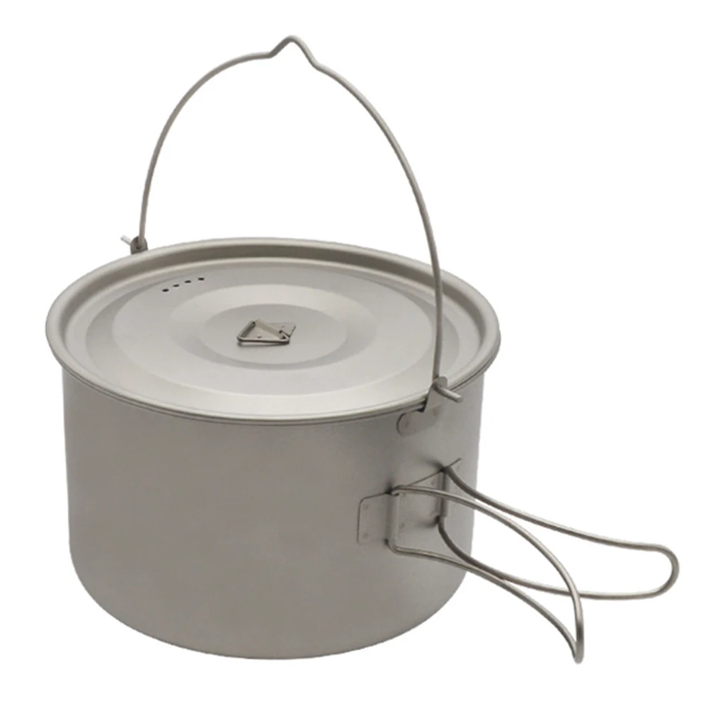 

Кастрюля из титана, 1,8 л/3 л, с крышкой и складной ручкой