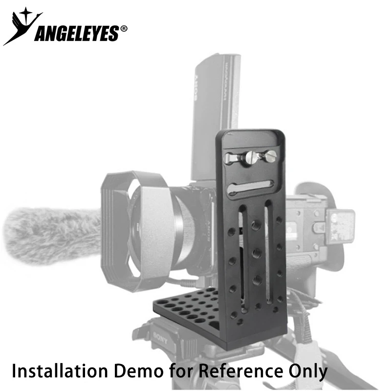Angeleyes L130 Series Video L Plate Universal L Bracket DSLR Camera Stabilizer Screw Hole Mount for Video Shooting