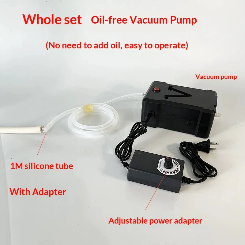 Lab Mini Electric Vacuum Suction Pump 12V 18L/MIN -60kpa Negative Pressure Pump Buchner funnel filter bottle 250/500/1000ml