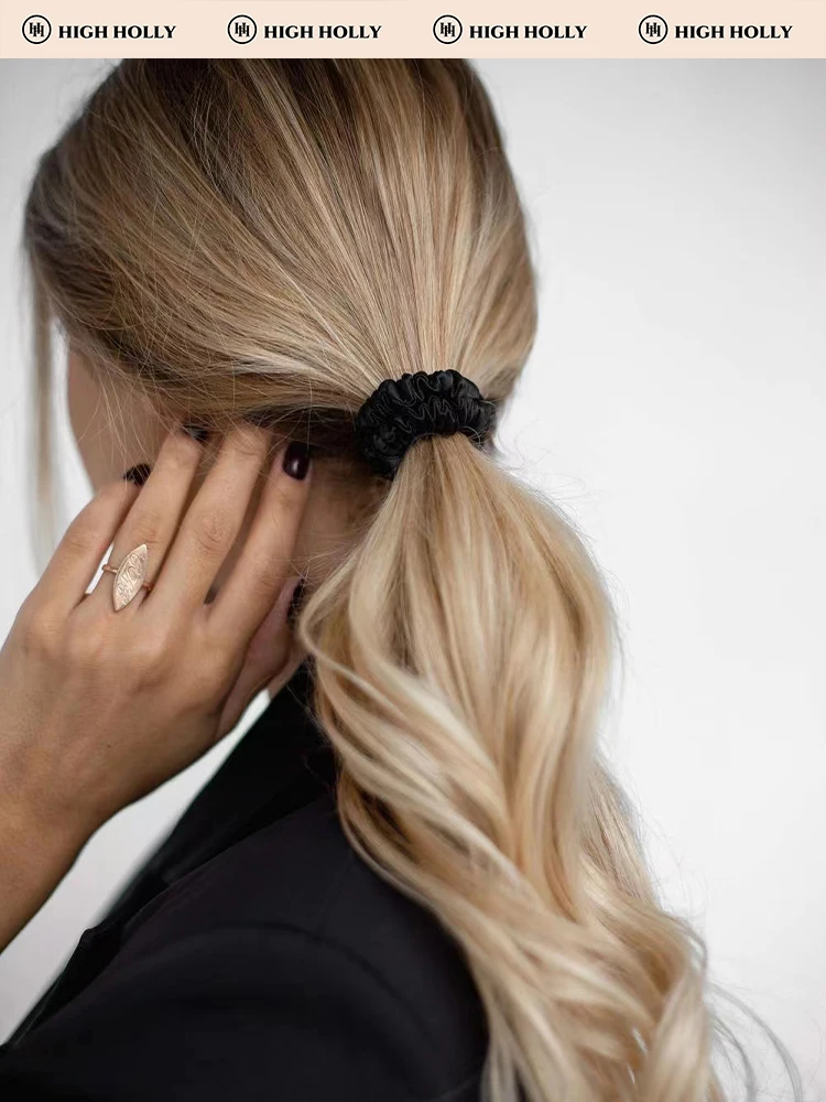 

Высокоэластичные шелковые резинки для волос, не повреждающие волосы, модные аксессуары для причесок для женщин