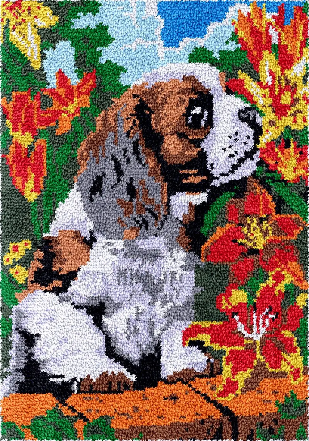 

Крючок-защелка для собак, набор ковриков, аксессуары для рукоделия, наборы крючков-защелок, пластиковый холст, гобелен «сделай сам», набор для вышивки ковров smyrna