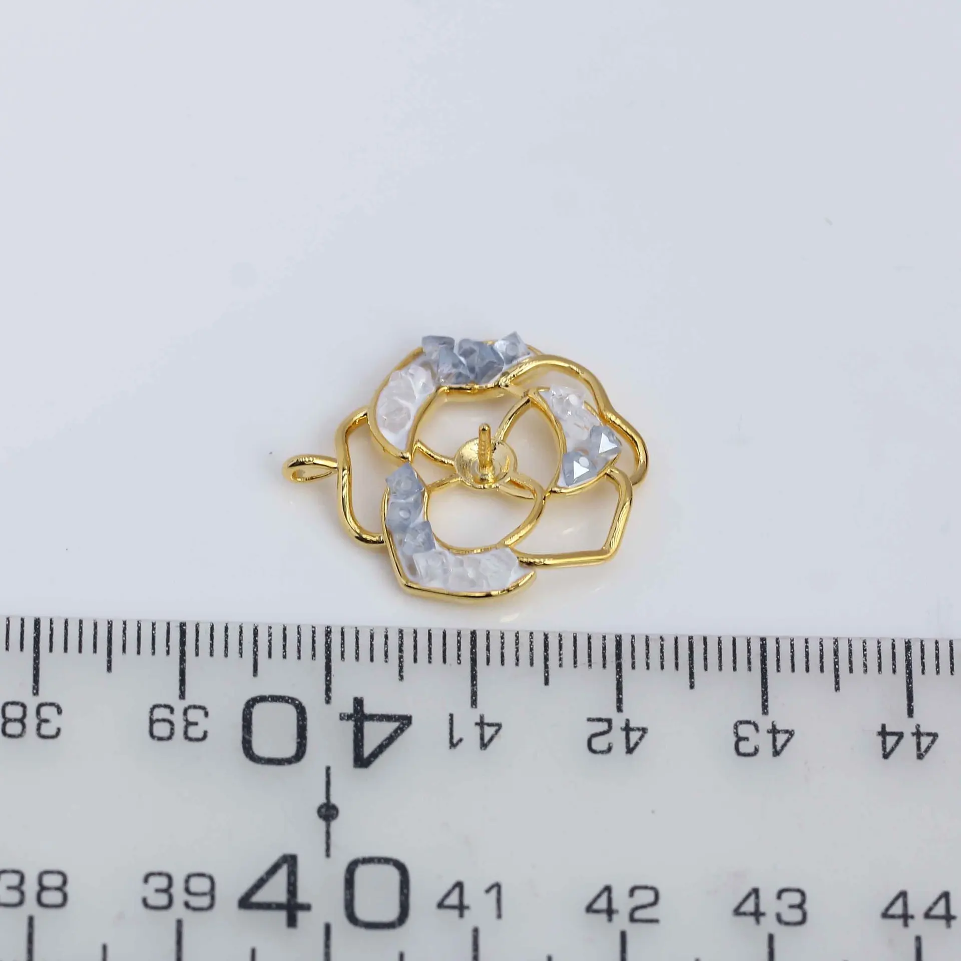 

1 шт. D085, позолоченная 14-каратным золотом подвеска-основа для жемчуга с сохранением цвета, аксессуары для изготовления украшений своими руками (жемчуг и цепочка не входят в комплект)