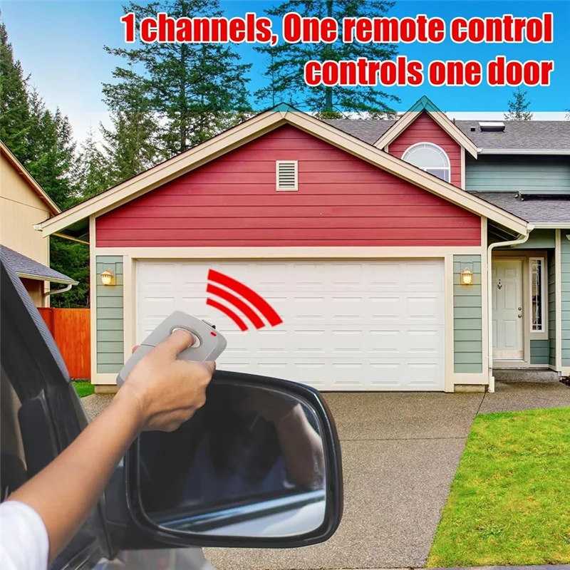 FFYY-Linear 308911 MCS308911 300Mhz Garage Door Opener Remote Control For Multi Code- 4 Pcs 1 Channel Gate Opener Remote
