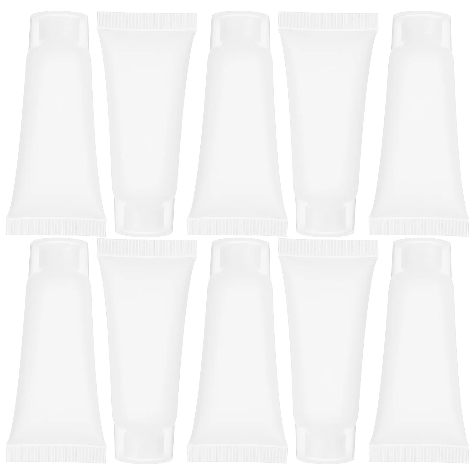 50 Stuks Reisformaat Hervulbare Buizen Lege Knijpbuizen Lotion Flessen Reizen Crème Containers Lotion Knijpfles