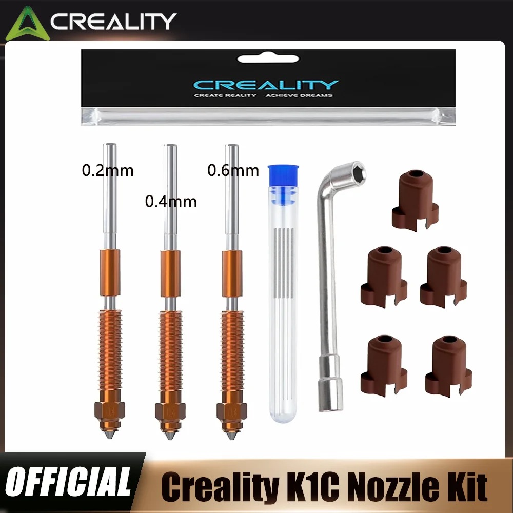 Creality Original K1C Nozzle, Unicorn Quick-Swap Ender 3 V3 Nozzle,Nozzle for Creality K1C/Ender 3 V3/Ender 3 V3 Plus 3D Printer