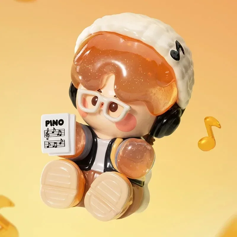 팝 마트 피노 젤리 스타 프로젝트 시리즈 블라인드 박스 추측 가방 오리지널 장난감 인형 귀여운 애니메이션 피규어 장식품 선물