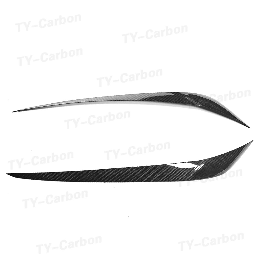 For BMW G80 M3 G82 G83 M4 G22 G23 Dry Carbon Fiber Car Eyelid Front Headlight Eyebrow Cover Eye Lid Trim Car Bodykit Accessories