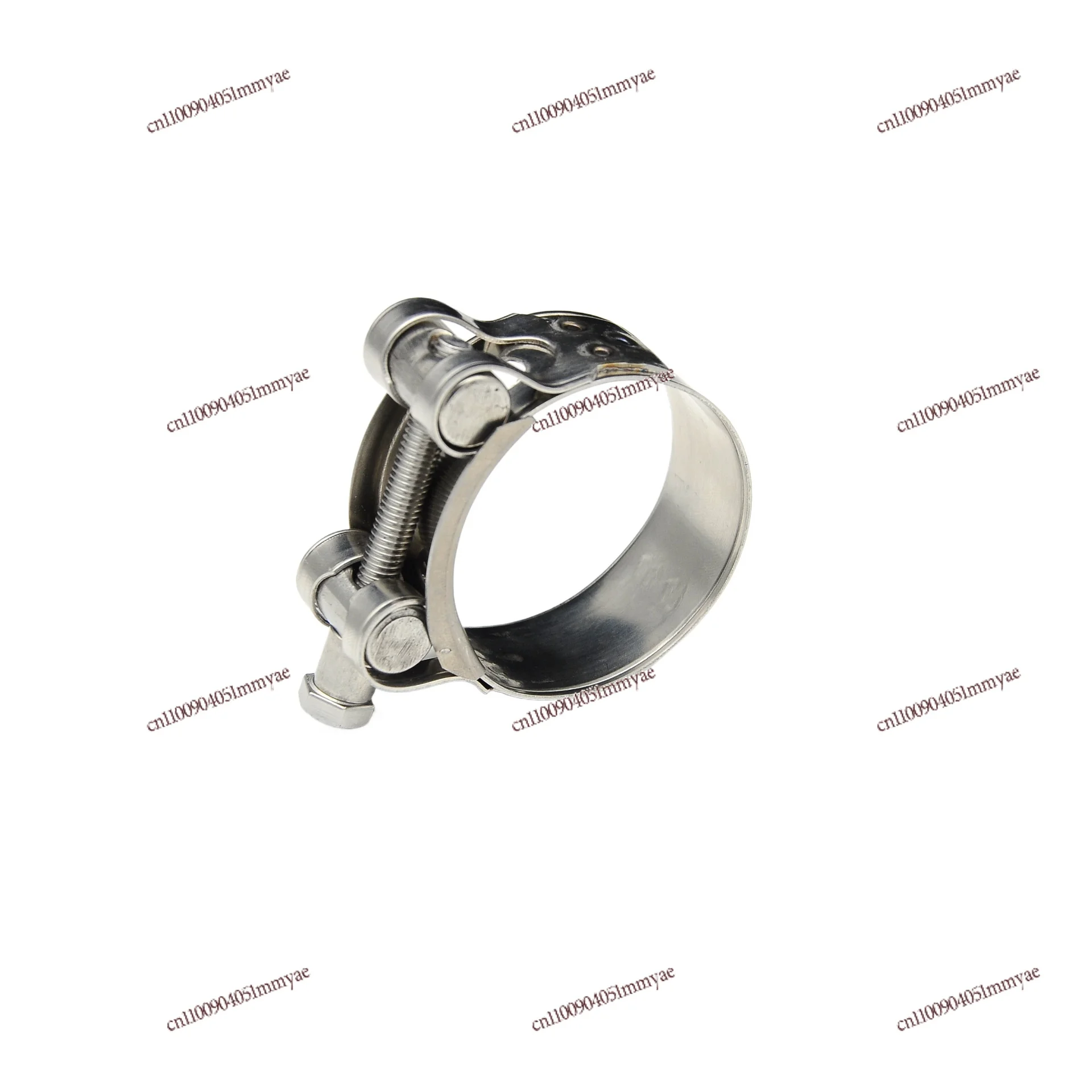 Stainless Steel Strong Hoop European Strong  Reinforced  Single Head Strong Clamping Throat Hoop Pipe Clamping