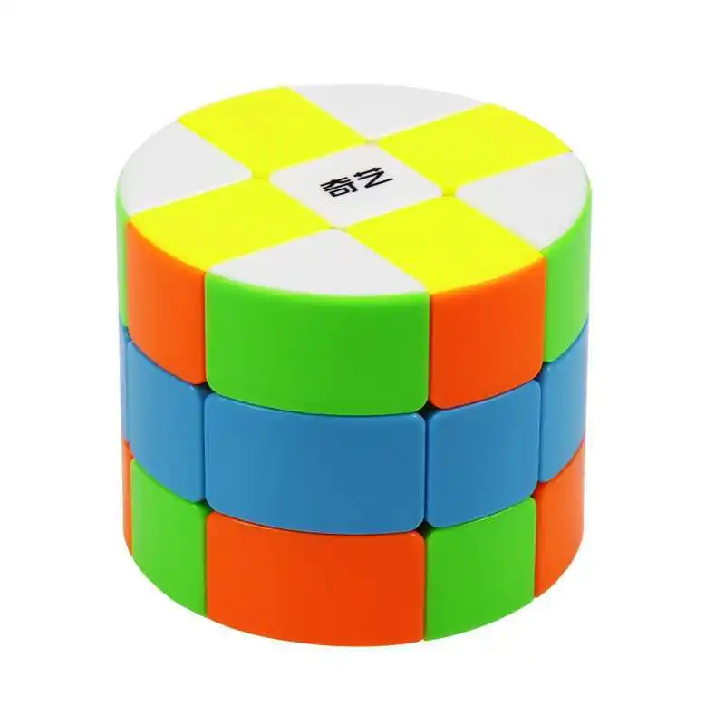 Puzzle en baril, Cube de vitesse cylindrique 3x3x3, casse-tête à rotation facile pour adultes et adolescents, jouets éducatifs pour enfants, cadeaux d'anniversaire, prix