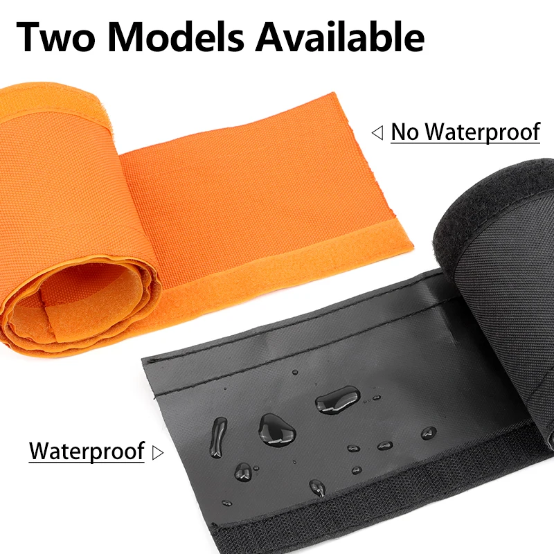 1-10M Hook Loop Cable Sleeve 16mm-100mm PVC Waterproof PET Wear Resistant Harness Wire Organizer Line Wrap Protector Cover Case
